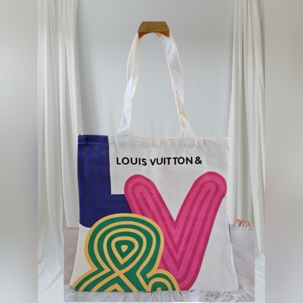 NEW Limited Edition Louis VUITTON Shenzhen Museum Exhibit Canvas Tote Bag - Picture 7 of 7